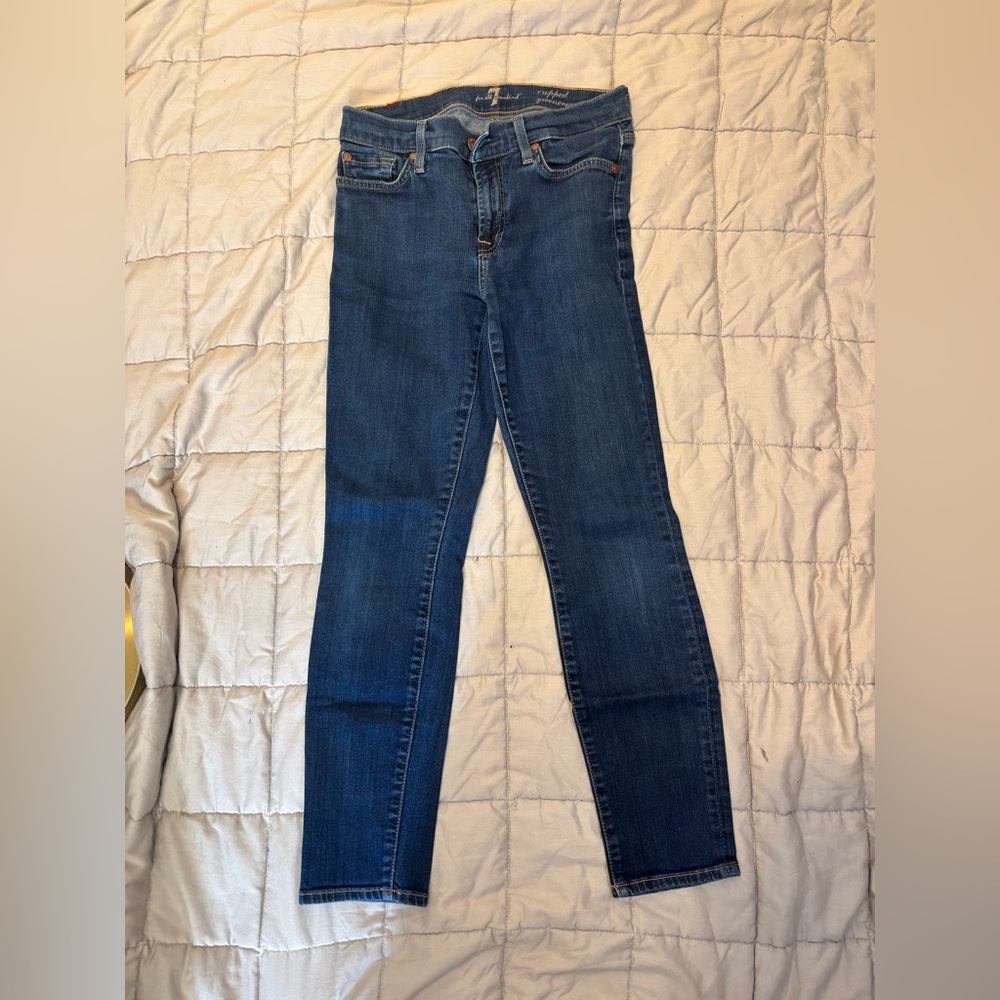 For all mankind size 27 dark wash jeans
